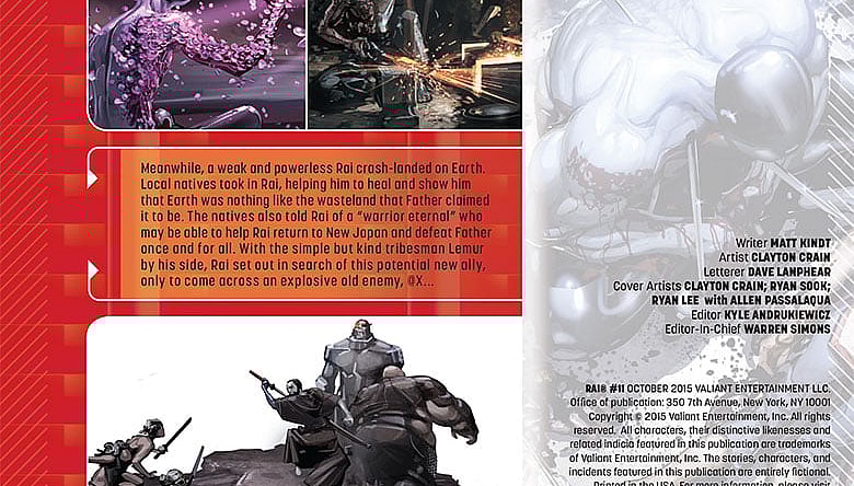 Rai #11 Preview Page