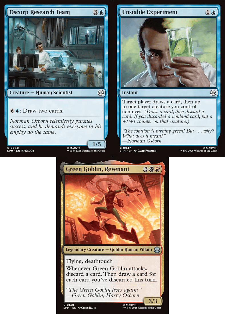 Norman Osborn returns to formula in Magic: The Gathering - Marvel's Spider-Man (2025), Wizards of the Coast.