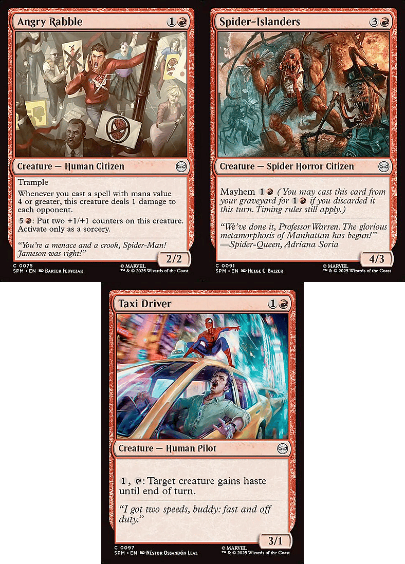 Spider-Man gets to know the people of NYC in Magic: The Gathering - Marvel's Spider-Man (2025), Wizards of the Coast.