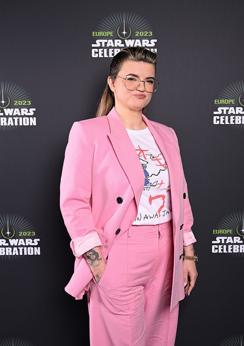 Leslye Headland at Star Wars Celebration 2023 studio panel