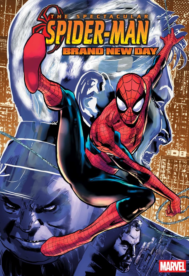 Peter Parker rushes off to confront Mr. Negative on Phil Jimenez's cover to Spectacular Spider-Man: Brand New Day Vol. 1 #1 (2026), Marvel Comics