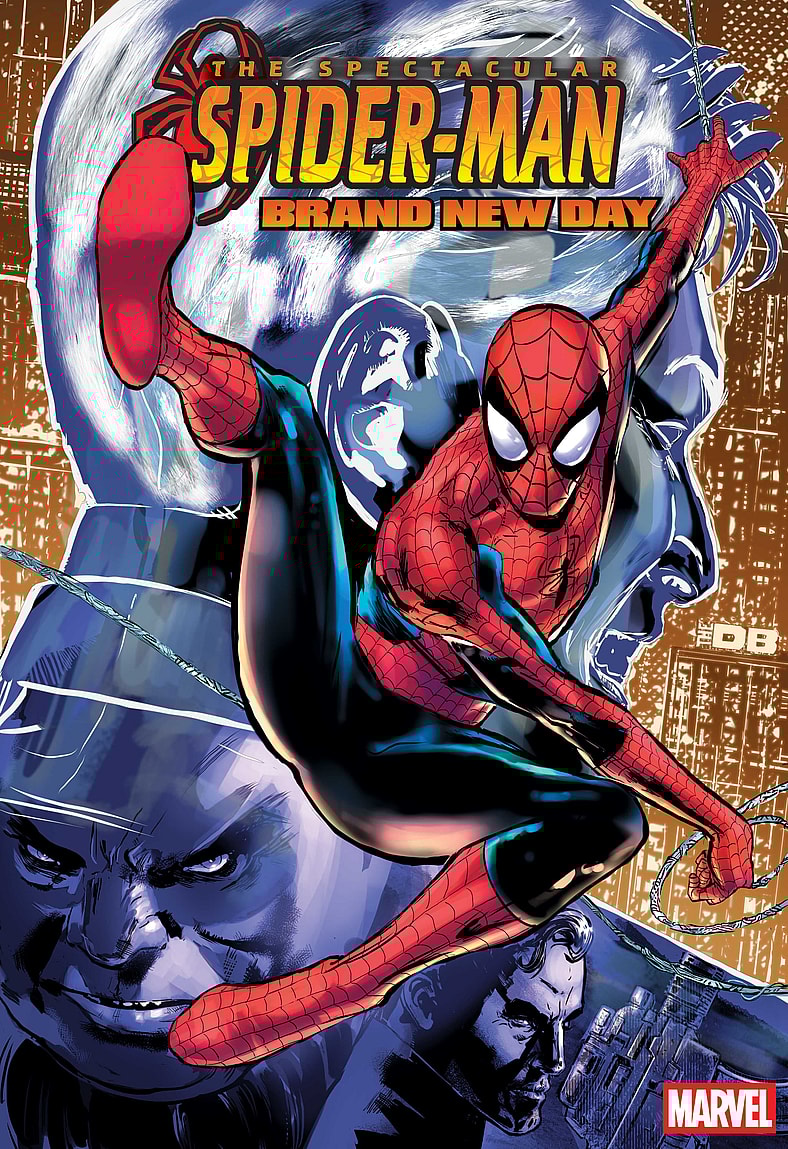 Peter Parker rushes off to confront Mr. Negative on Phil Jimenez's cover to Spectacular Spider-Man: Brand New Day Vol. 1 #1 (2026), Marvel Comics