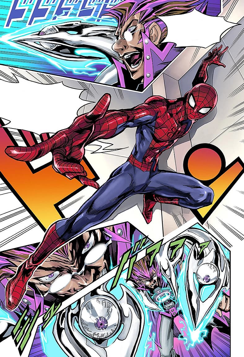 Spider-Man leaps into action in Secret Reverse (2021), Marvel x Shonen Jump