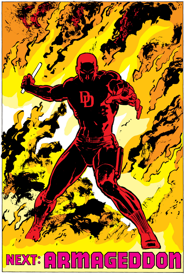 Daredevil rises from ashes in Daredevil Vol. 1 #232 (1986), Marvel Comics