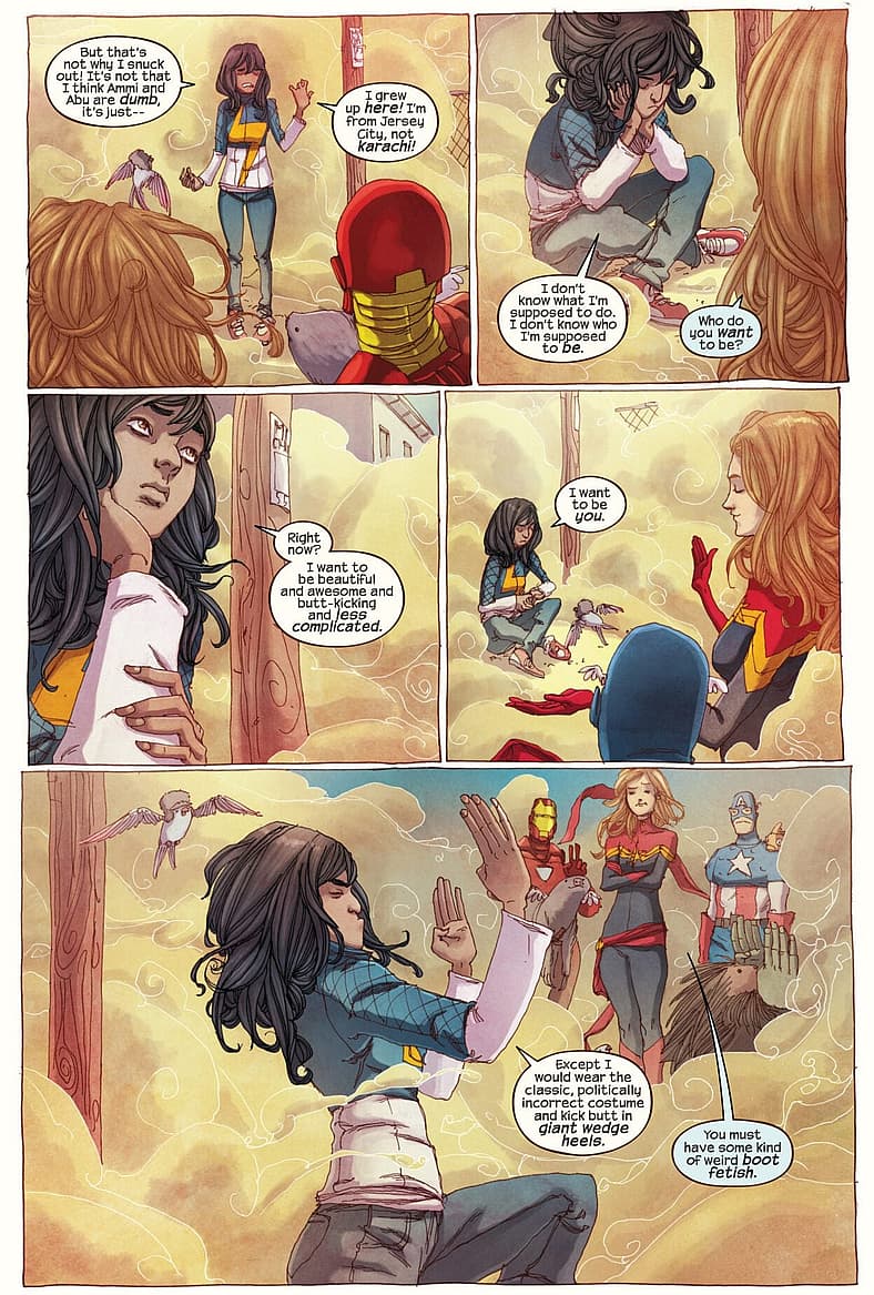 Kamala Khan is exposed to the Terrigen Mists in Ms. Marvel Vol. 3 #2 (2014), Marvel Comics