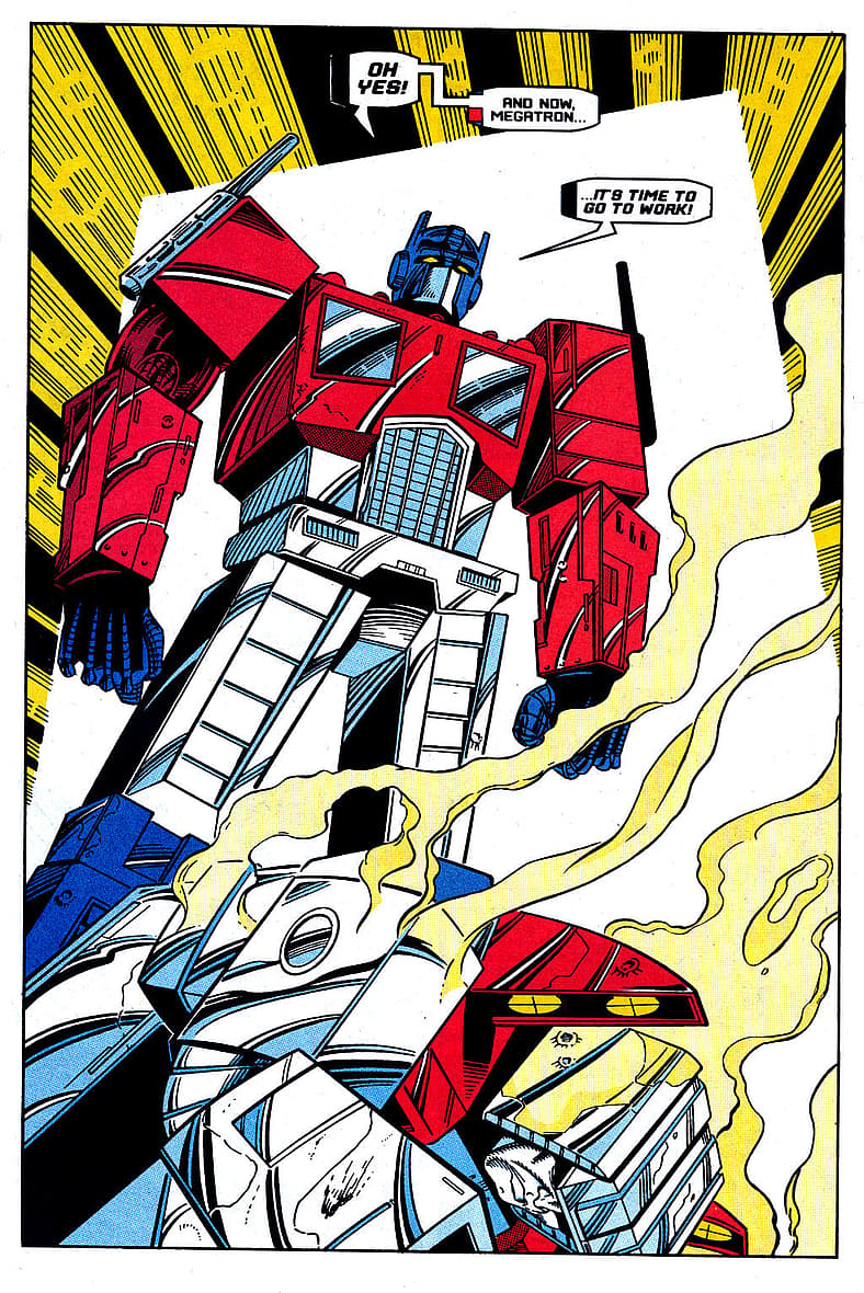 Transformers: Generation 2 Vol. 1 Issue #12 "A Rage in Heaven! Book One: Judgment" (1994), Marvel