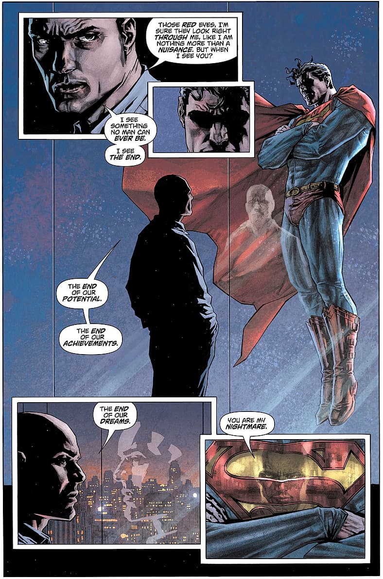 Lex Luthor reiterates disdain for Superman's alien origin in Lex Luthor: Man of Steel Vol. 1 #1