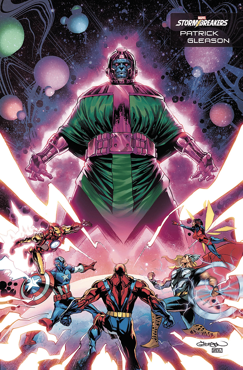Kang takes on original Avengers on Stormbreakers variant cover to Kang the Conqueror Vol. 1 #1