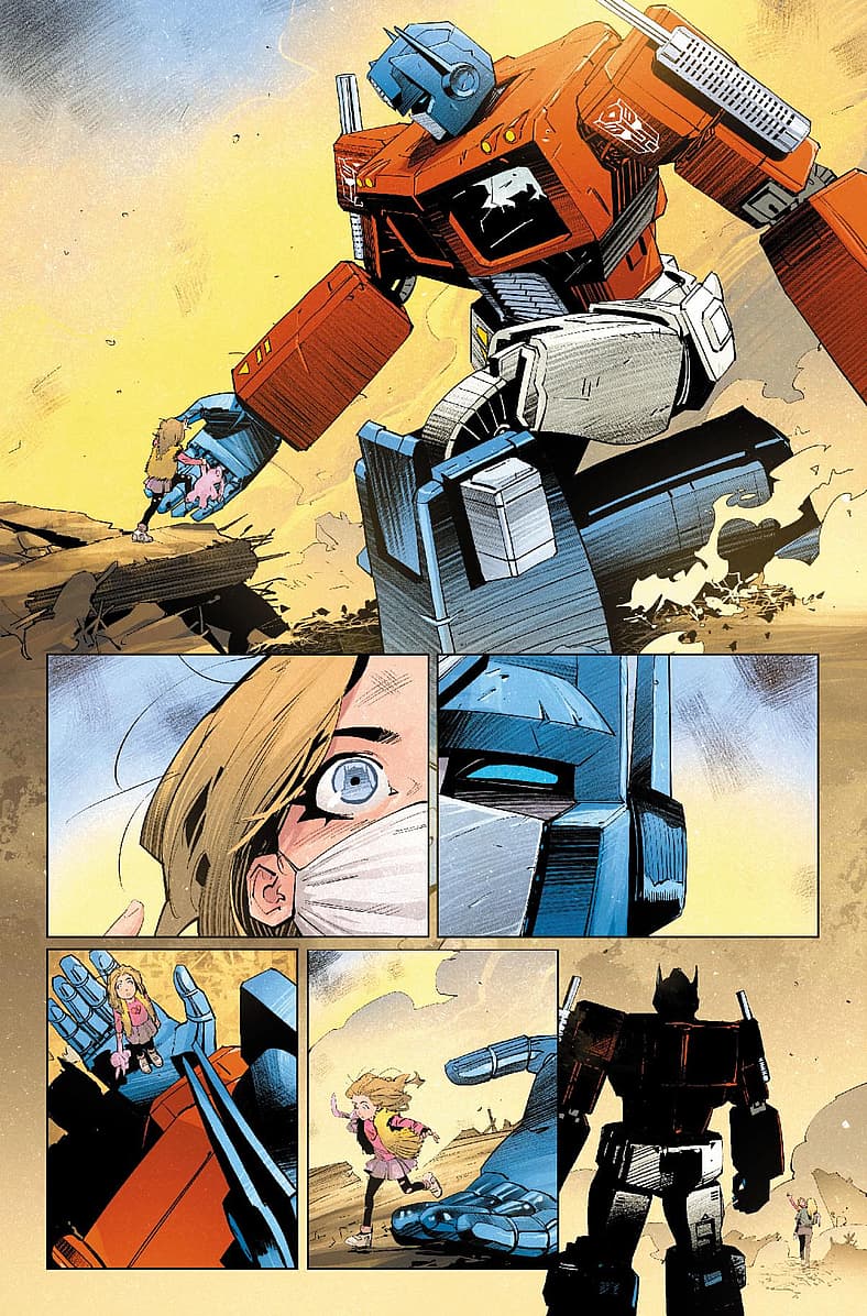 Optimus Prime provides a spark of hope in Transformers Vol. 1 #25 (2025), Skybound Entertainment