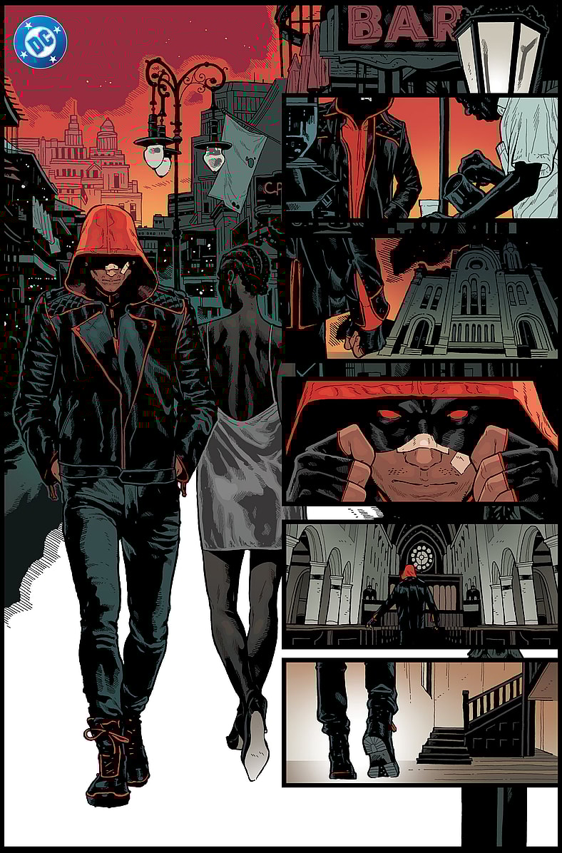 Jason Todd readies himself for a fight in Red Hood Vol. 2 #1 (2025), DC. Words by Gretchen Felker-Martin, art by Jeff Spokes.