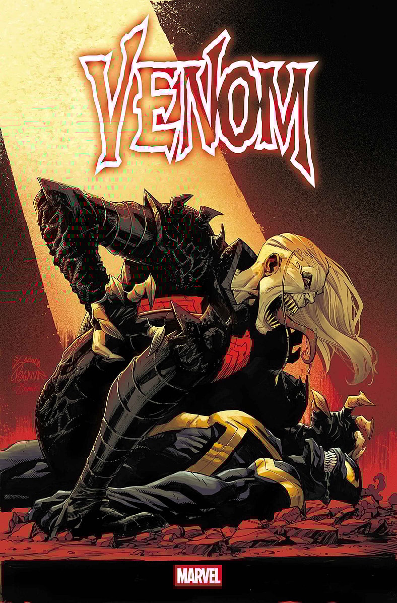 Knull has words with Mary-Jane Watson on Ryan Stegman's cover to Venom Vol. 1 #250 (2025), Marvel Comics