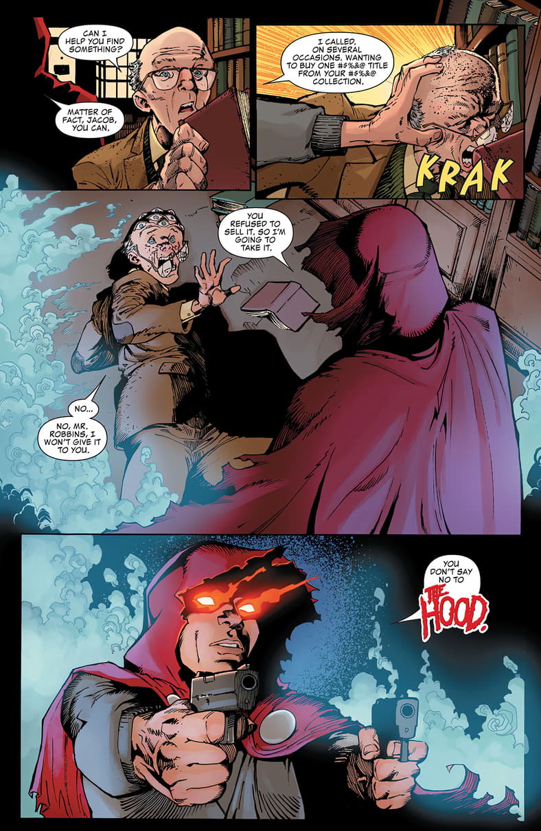 The Hood seeks the Hallow Gospels in Ghost Rider Annual Vol. 3 #1 "Halloween Spirit" (2023), Marvel