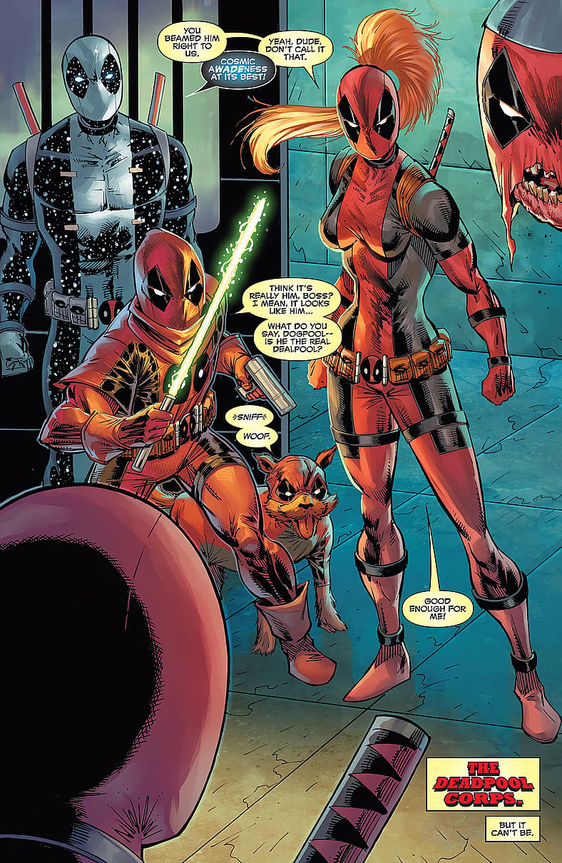 Deadpool Corps reunites with their leader in Deadpool: Badder Blood Vol. 1 #3 (2023), Marvel Comics