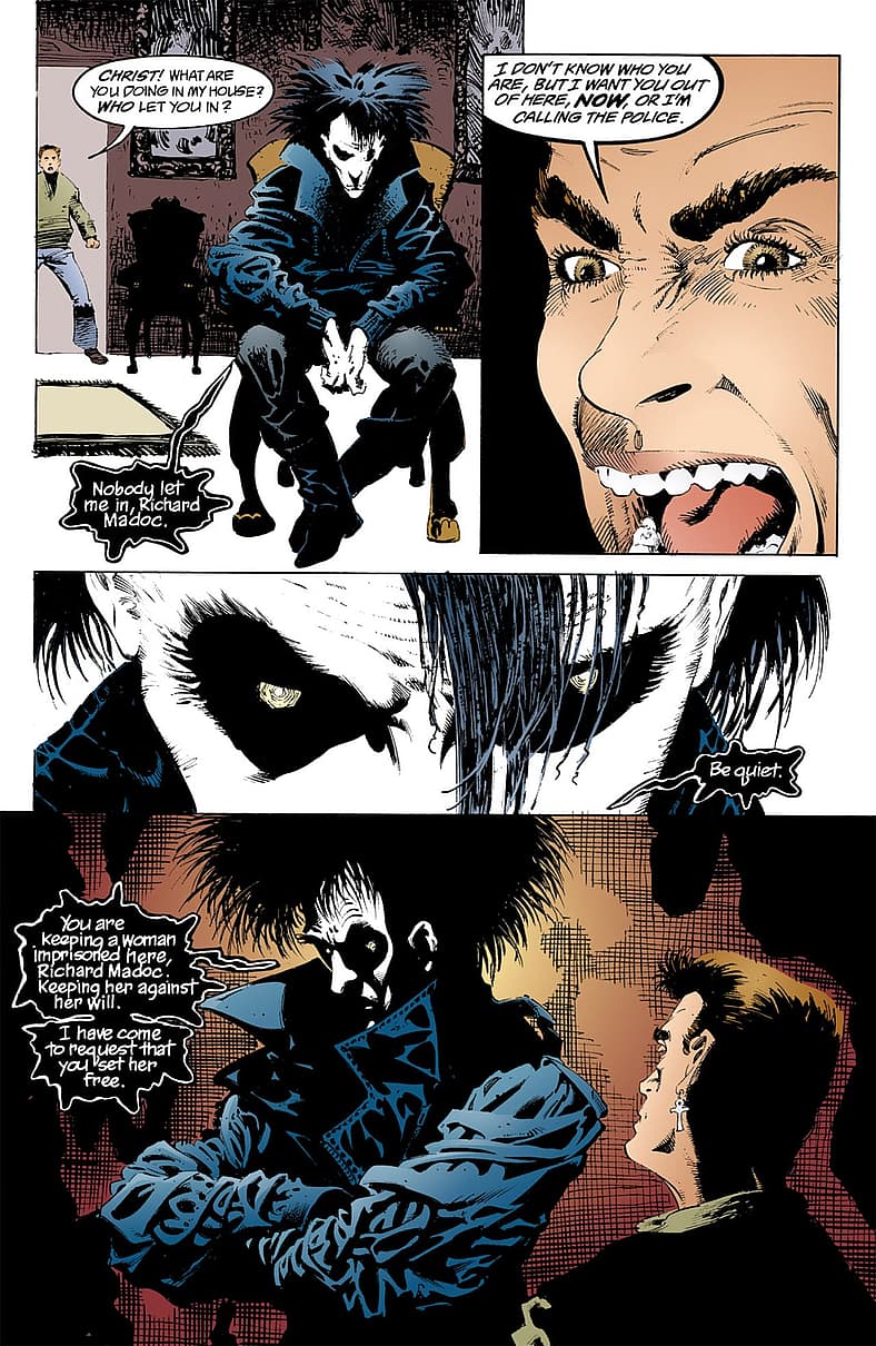 Dream metes justice on Richard Madoc in Sandman Vol. 2 #17 Calliope (1990), DC/Vertigo
