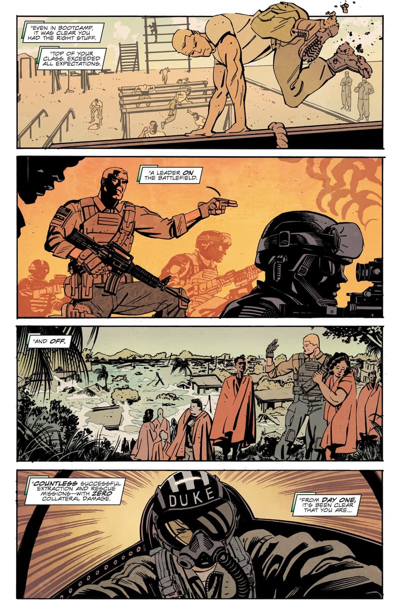 Duke Vol. 1 Issue 1 (2023), Image Comics, words by Joshua Williamson, art by Tom Reilly and Jordie