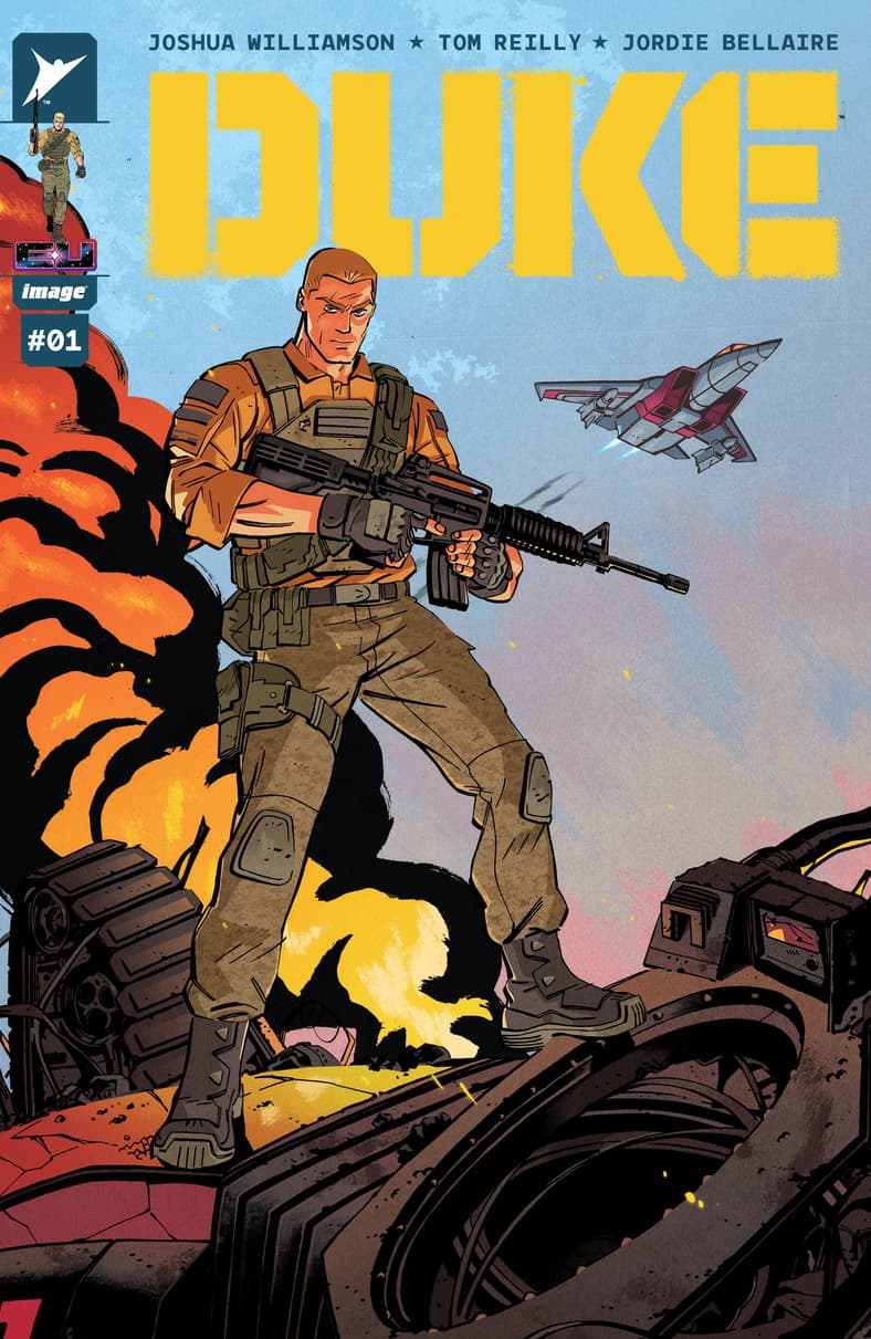 Duke Volume 1 (2023), Image Comics, words by Joshua Williamson, art by Tom Reilly and Jordie