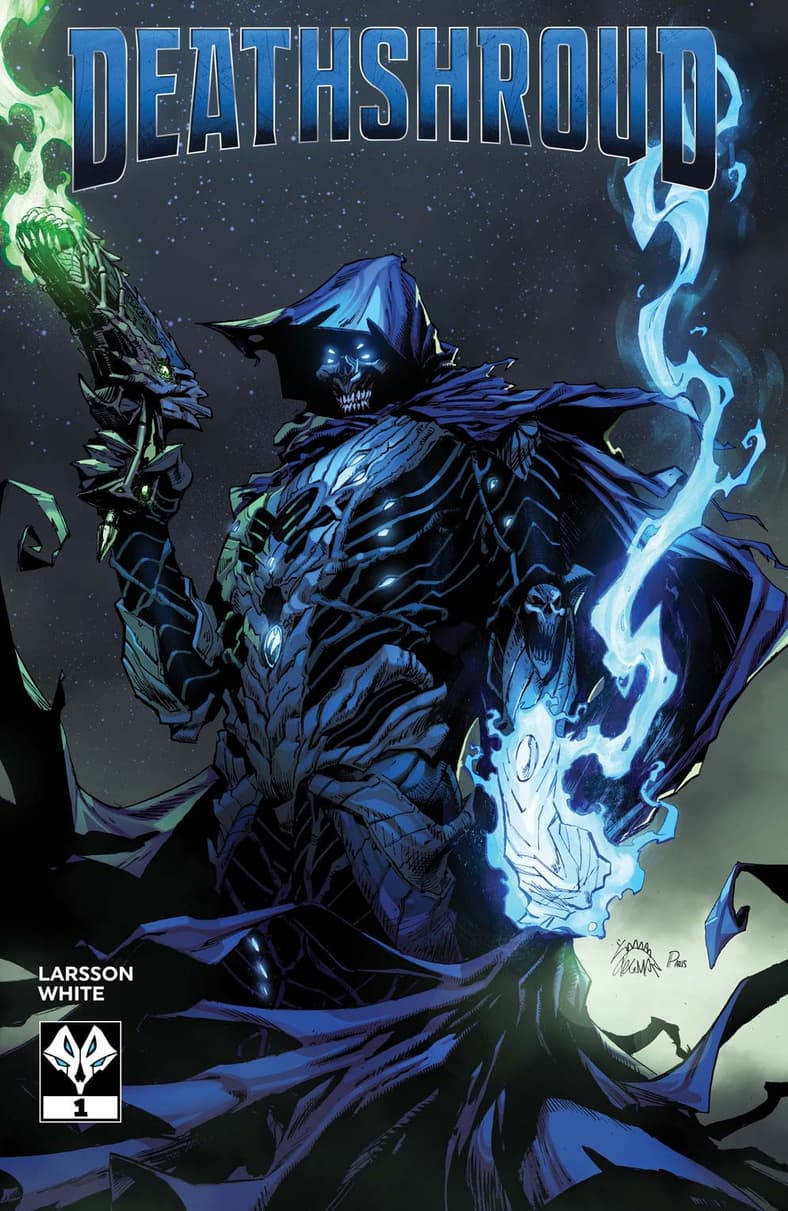 John Azrael returns from the dead on Ryan Stegman's variant cover to Deathshroud Vol. 1 #2 (2023), Dream Key Studios