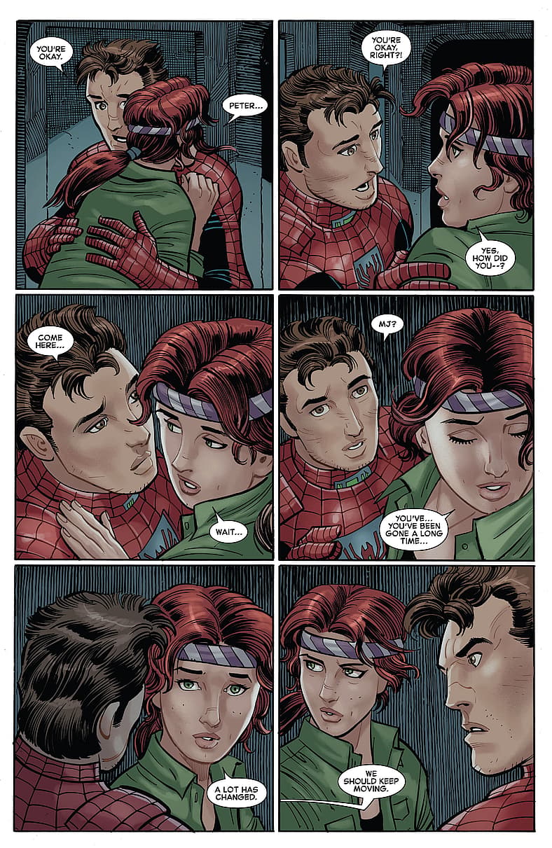 Peter Parker confused by Mary-Jane's cold shoulder, Amazing Spider-Man Vol. 6 #24 (2023), Marvel