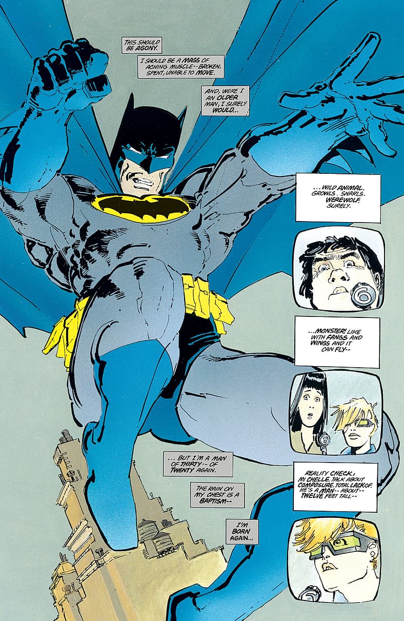 Batman rides once more in Batman: The Dark Knight Returns Vol. 1 #1 (1986), DC