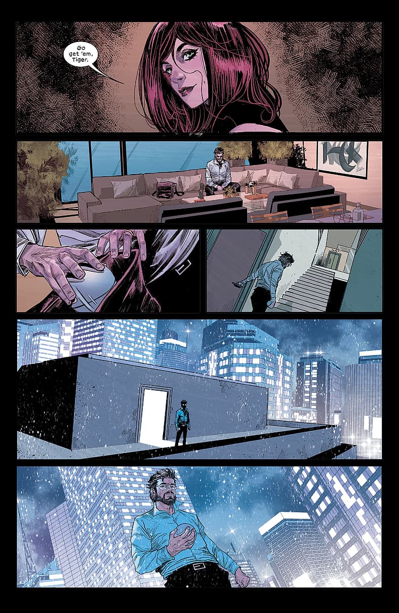 Mary-Jane encourages Peter to chase dreams in Ultimate Spider-Man Vol. 1 #1 (2024), Marvel Comics