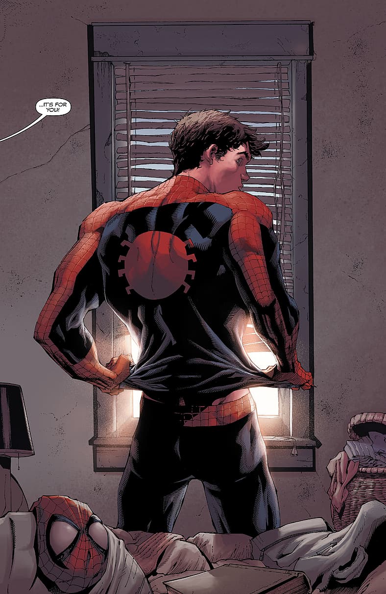 Peter Parker receives a visitor in Absolute Carnage Vol. 1 #1 "Chapter One: The Bleeding King"
