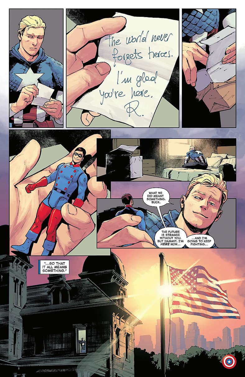 Steve Rogers steels himself for a new world in Captain America Vol. 14 #5 (2025), Marvel Comics