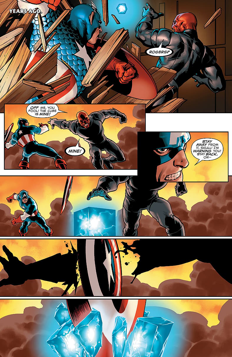 Red Skull recalls first battle with hero in Captain America: Steve Rogers Vol. 1 #1 (2016), Marvel