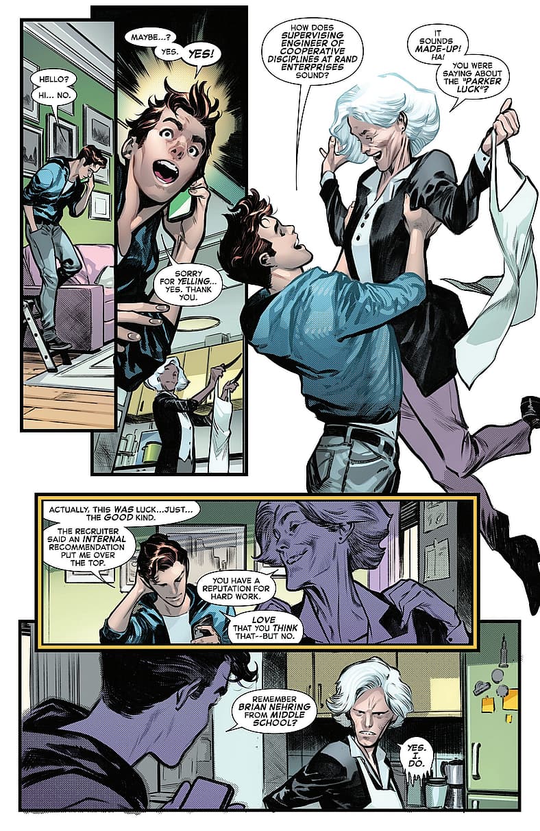 Peter receives a call from an old friend in Amazing Spider-Man Vol. 7 #1 (2025), Marvel Comics