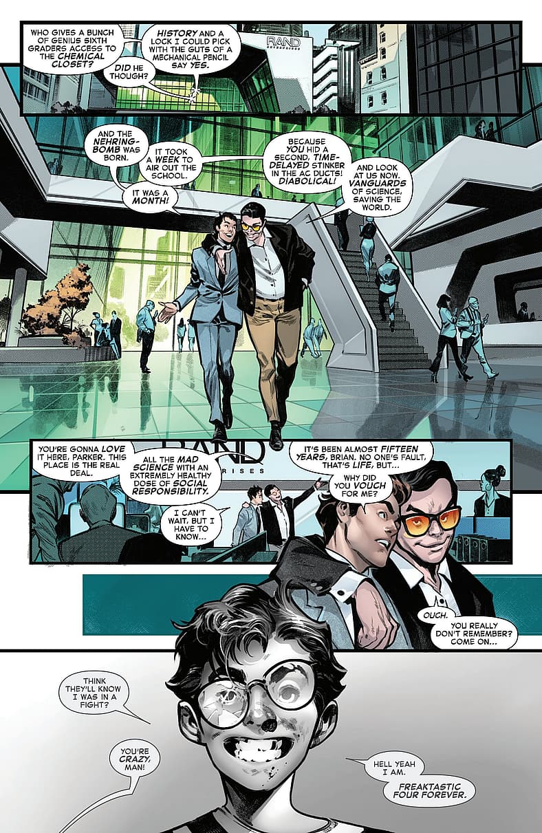 Peter and Brian catch up in Amazing Spider-Man Vol. 7 #1 (2025), Marvel Comics