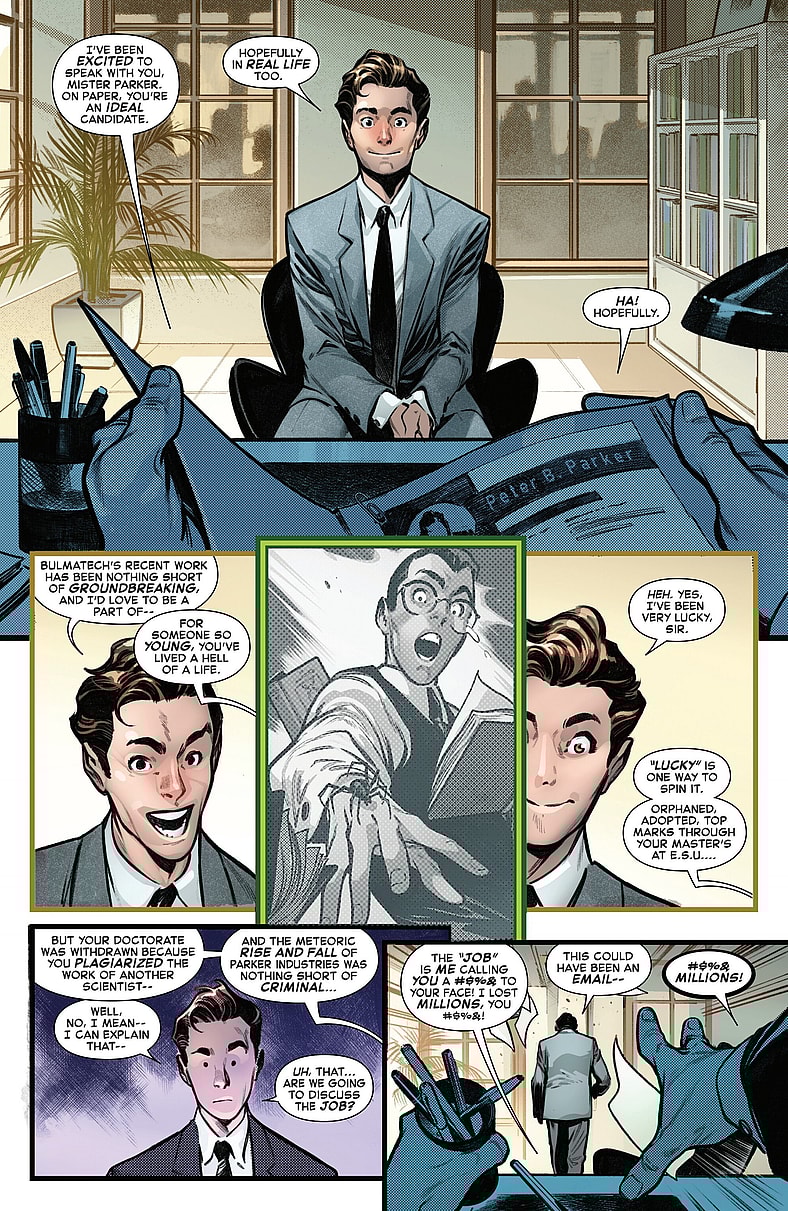 Peter Parker believes he's the man for the job in Amazing Spider-Man Vol. 7 #1 (2025), Marvel Comics. Words by Joe Kelly, art by Pepe Larraz and Marte Garcia.