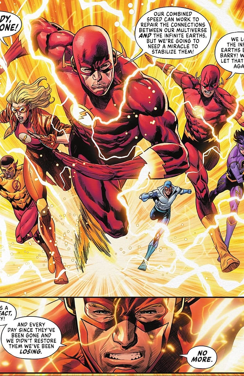 Flash Family brings the cavalry in Dark Crisis on Infinite Earths Vol. 1 #7 (2022), DC