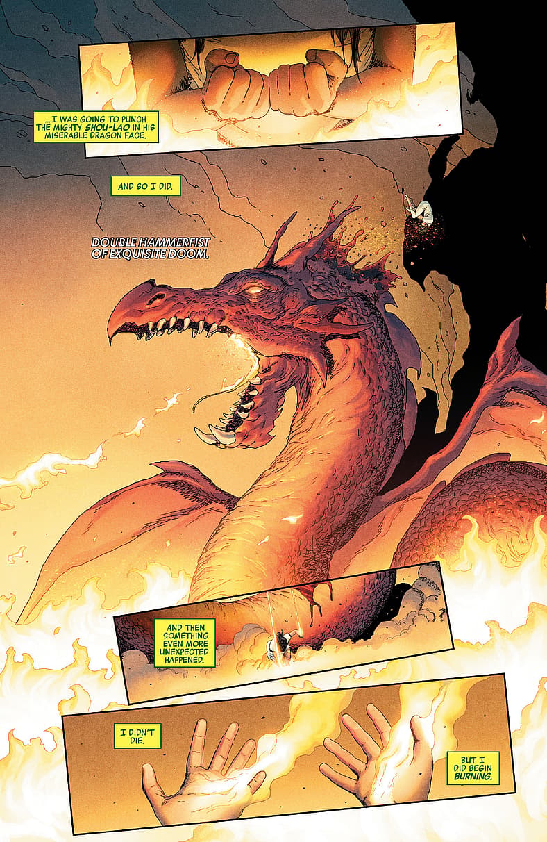 Fan Fei becomes first Iron Fist in Avengers Vol. 8 #13 (2019), Marvel Comics