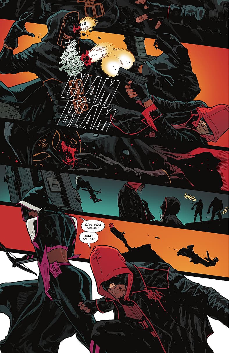 Jason Todd barely survives fight with Royale in Red Hood Vol. 1 #1 (2025), DC