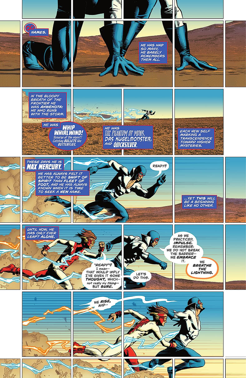 Max Mercury gives Impulse a Speed Force refresher in The Flash Vol. 6 #1 (2023), DC