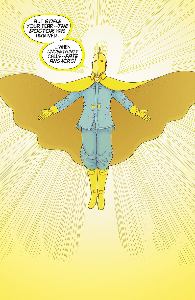 Doctor Fate comes to the Man of Steel's aid in Superman: The Kryptonite Spectrum Vol. 1 #4 (2025), DC. Words by W. Maxwell Prince, art by Martín Morazzo, Chris O'Halloran, and Good Old Neon.