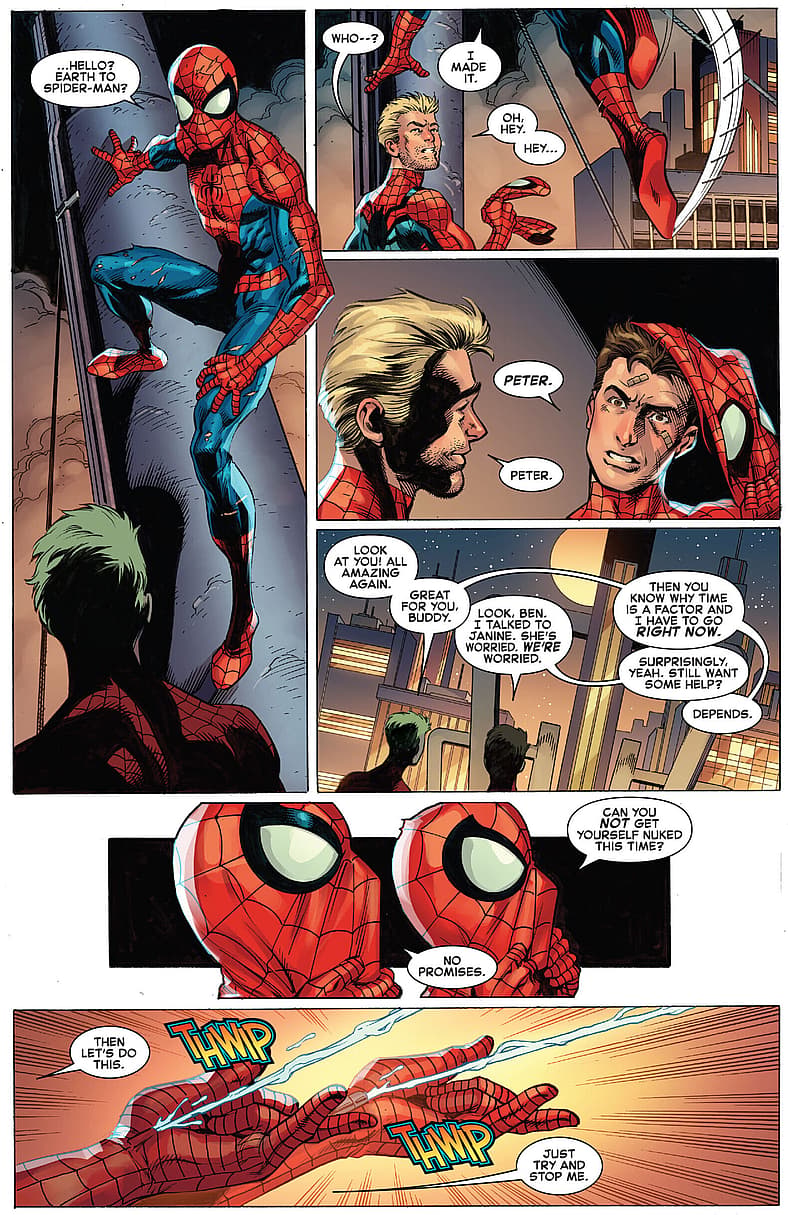 Peter Parker and Ben Reilly team up in Amazing Spider-Man Vol. 5 #90 (2022), Marvel Comics