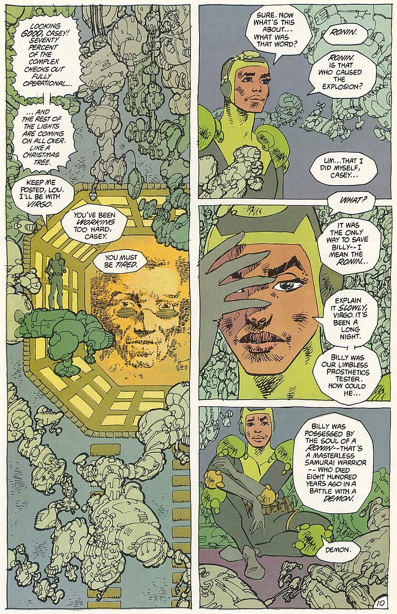 Ronin Vol. 1 Issue #2 (1983), DC Comics. Words by Frank Miller. Art by Frank Miller and Lynn Varley