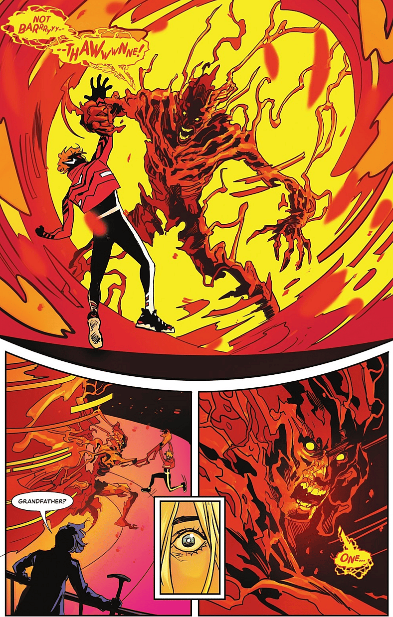 Eobard Thawne reemerges into reality in Absolute Flash Vol. 1 #10 'Rogue's Revenge, Part Two' (2026), DC. Words by Jeff Lemire, art by Nick Robles, Adriano Lucas, and Tom Napolitano.