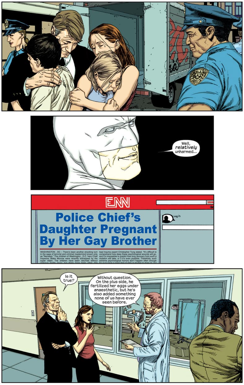 Nemesis taunts Chief Inspector Blake Morrow in Nemesis Vol. 1 #3 "That All You Got?" (2010), Icon