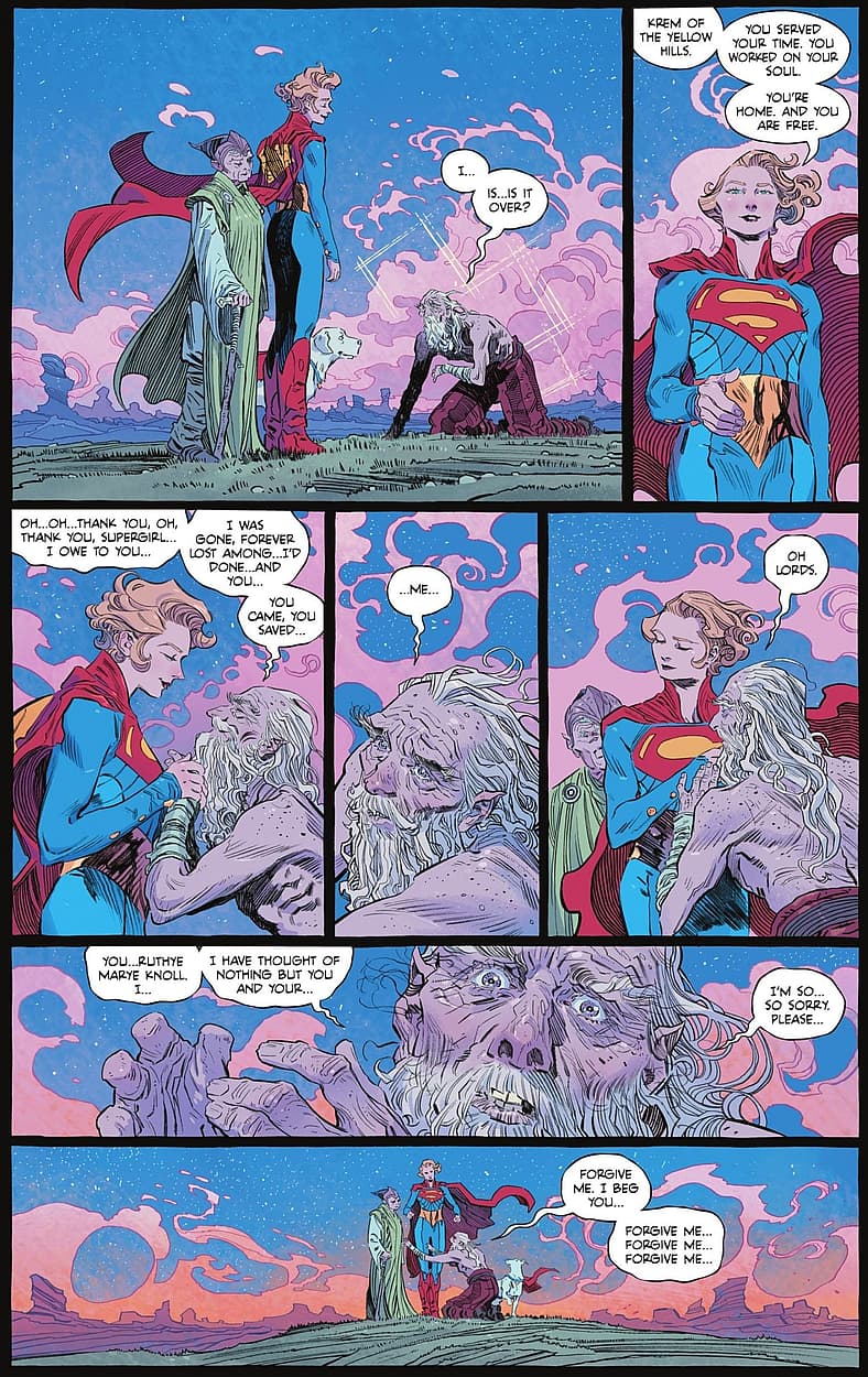 Supergirl releases Krem of Yellow Hills from 300-year Phantom Zone captivity in Supergirl: Woman of