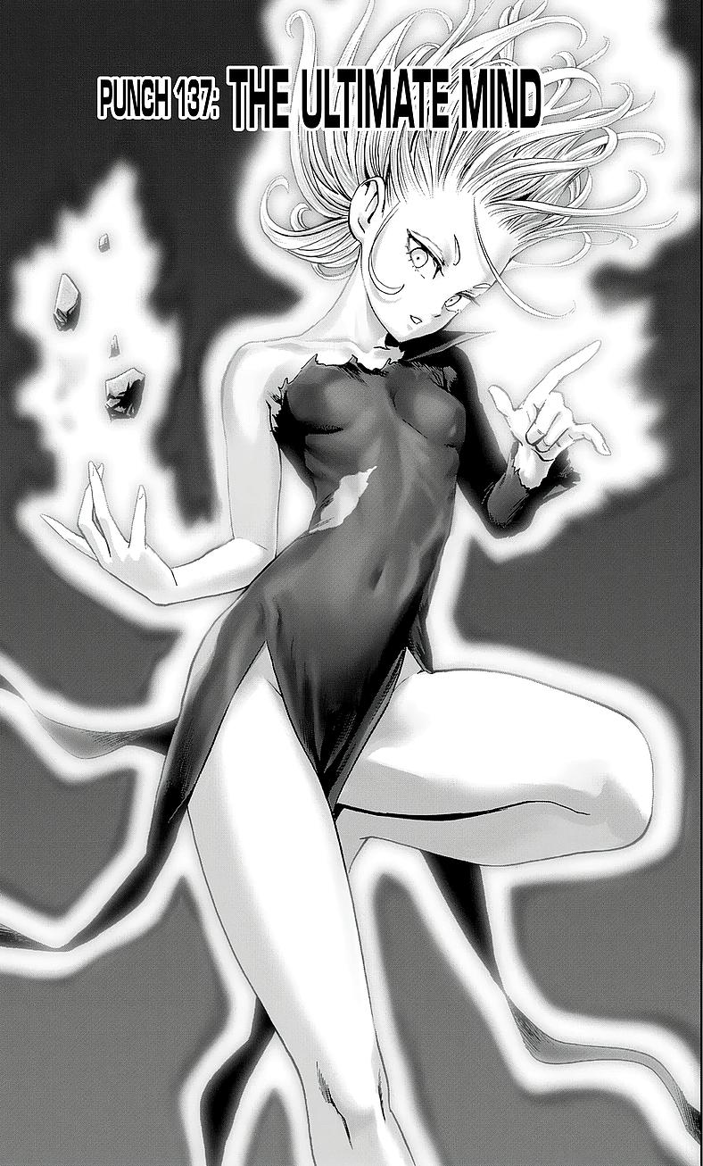 Tatsumaki faces Psykos-Orochi on Yusuke Murata cover One-Punch Man Chapter 133 (2020)