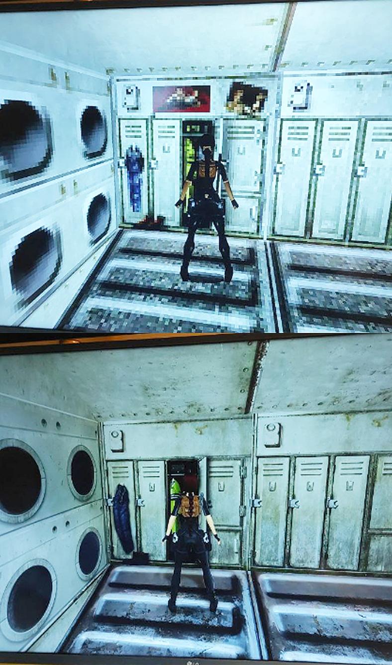 Comparison of pre- and post-Update 2 versions of Tomb Raider III: The Lost Artefact Remastered