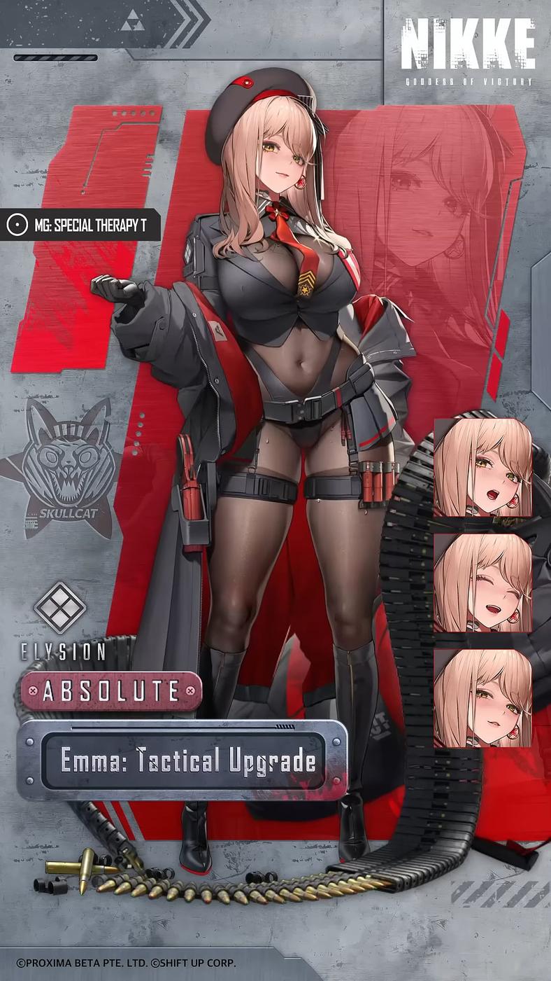 Emma (Lee Myung-ho) provides her fellow 'Miracle Squad' teammates with support in Goddess of Victory: Nikke (2022), Shift Up