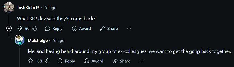 JoshKlein15 and Mashelge on Reddit