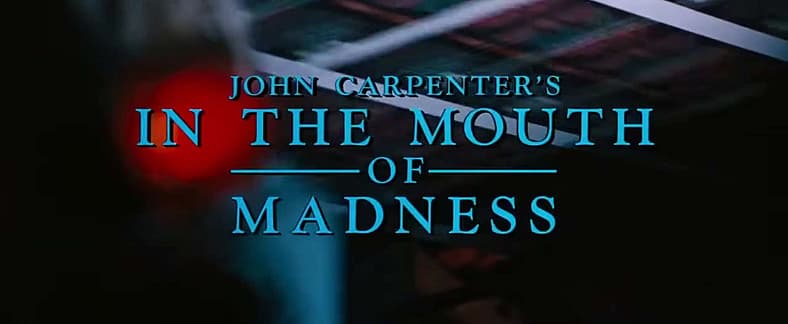 Title is front page headline in John Carpenter's In The Mouth of Madness (1995), New Line Cinema