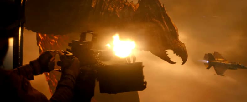 Rodan brings the heat and he can take it too in Godzilla: King of the Monsters (2019), Legendary Pictures