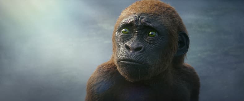 Kong meets his adopted son in Godzilla x Kong: The New Empire (2024), Legendary Pictures