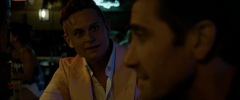 Billy Magnussen as Ben Brandt and Jake Gyllenhaal as Dalton in Road House (2024)