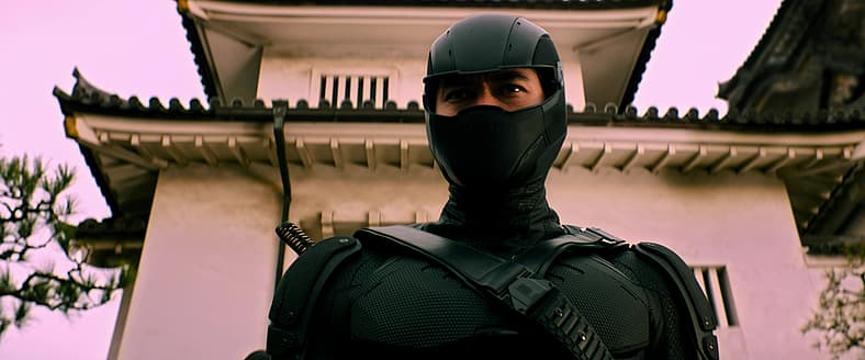 Snake Eyes (Henry Golding) suits up in Snake Eyes: G.I. Joe Origins (2021), Paramount Pictures