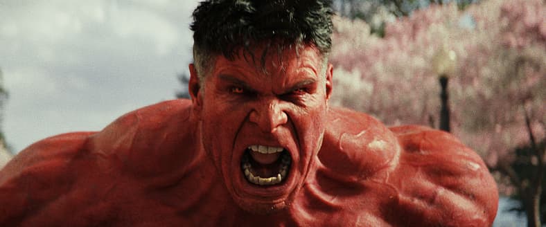 Red Hulk/President Thaddeus Ross (Harrison Ford) in Captain America: Brave New World, Marvel Studios